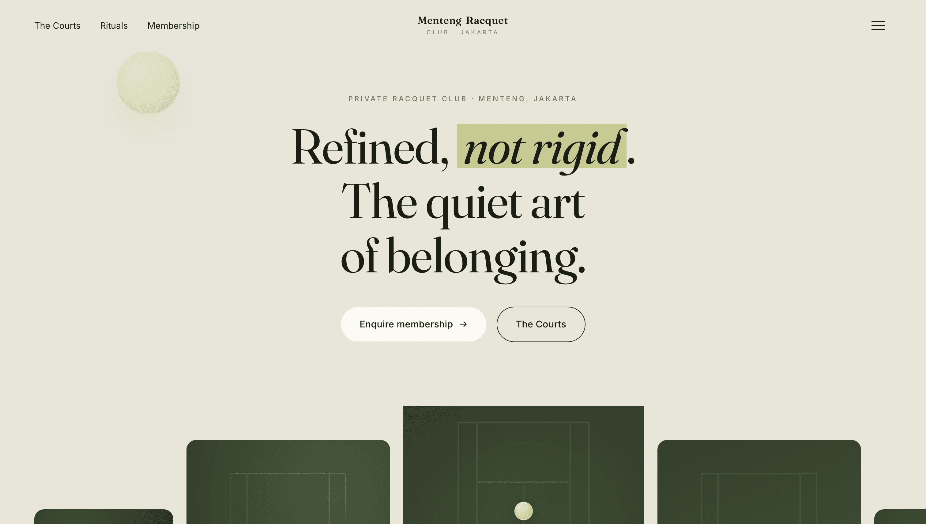 Menteng Racquet Club preview